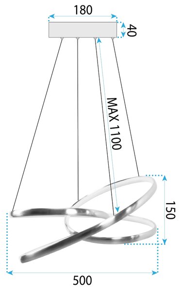 Λάμπα LED G005-CP Gold