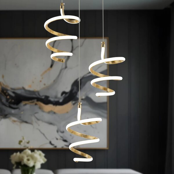Φωτιστικό οροφής LED G075-3CPR Gold