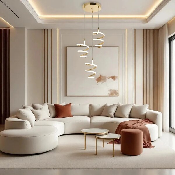 Φωτιστικό οροφής LED G075-3CPR Gold