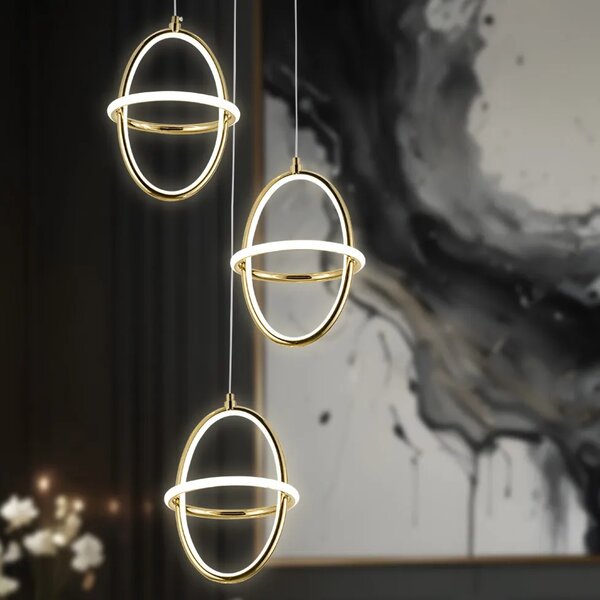Φωτιστικό οροφής LED G064-3CPR Gold