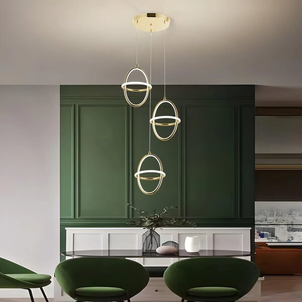 Φωτιστικό οροφής LED G064-3CPR Gold