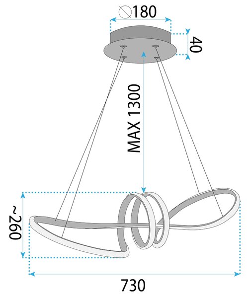 Λάμπα LED LHJ036-CP GOLD