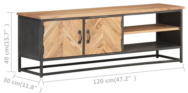 VidaXL Έπιπλο Τηλεόρασης 120 x 30 x 40 εκ. από Μασίφ Ξύλο Ακακίας