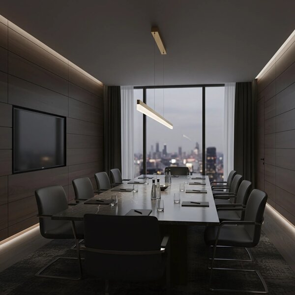Λάμπα LED APP1697-CP 200 cm Brush Gold