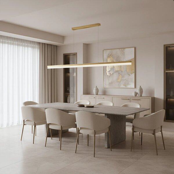 Λάμπα LED APP1697-CP 200 cm Brush Gold
