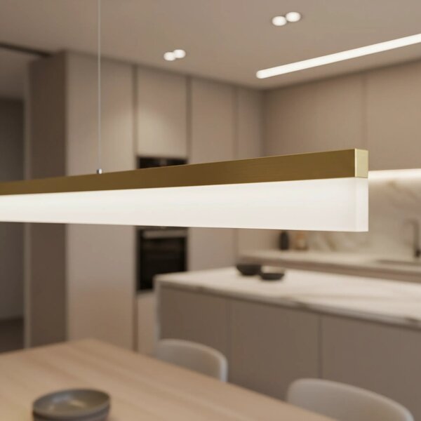 Λάμπα LED APP1697-CP 200 cm Brush Gold