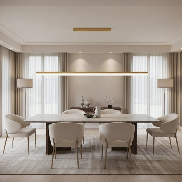 Λάμπα LED APP1697-CP 200 cm Brush Gold