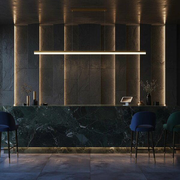 Λάμπα LED APP1697-CP 200 cm Brush Gold