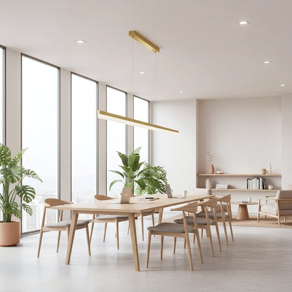 Λάμπα LED APP1697-CP 200 cm Brush Gold