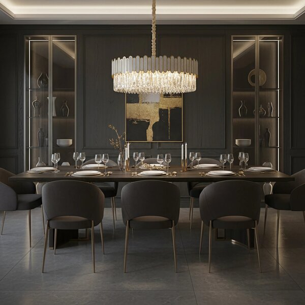 Λάμπα APP1747-8CP 60 cm Gold