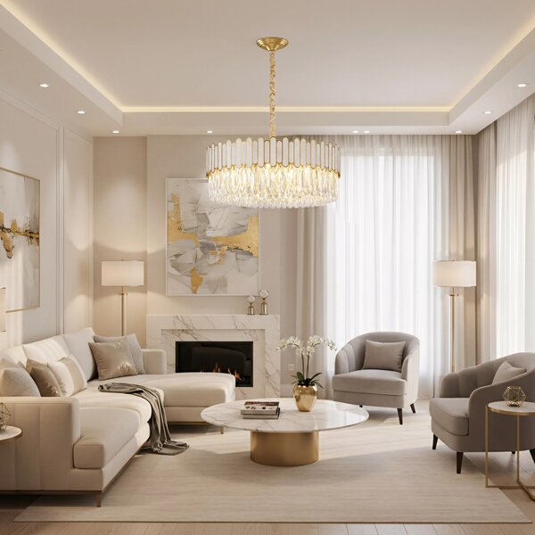 Λάμπα APP1747-8CP 60 cm Gold