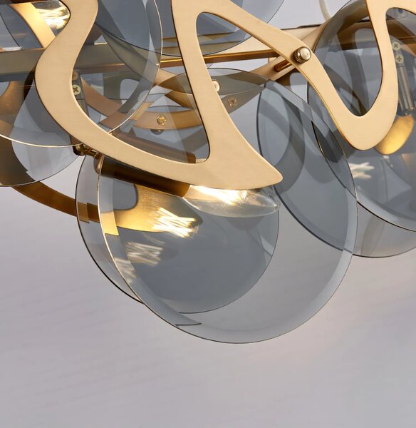 Λάμπα APP1545-8CP Brush Gold / Grey