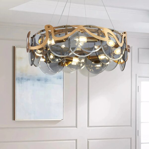 Λάμπα APP1545-8CP Brush Gold / Grey