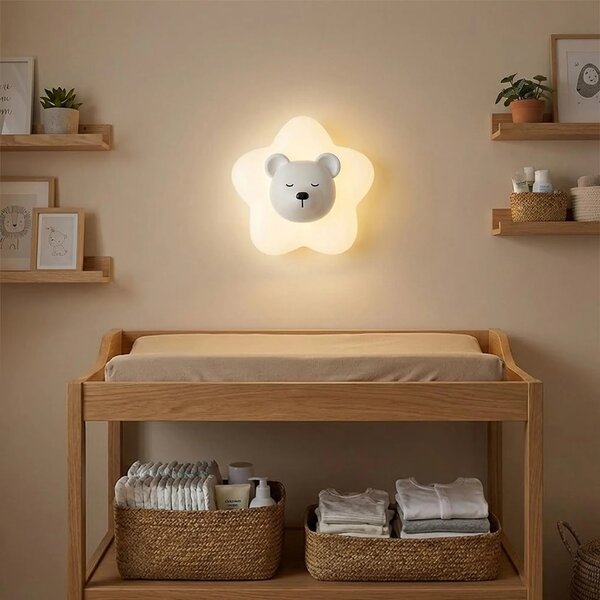 ΦΩΤΙΣΤΙΚΟ ΤΟΙΧΟΥ LED G181-W WHITE BEAR
