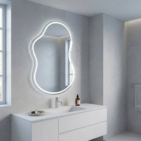 ΕΠΙΤΟΙΧΙΟΣ ΚΑΘΡΕΦΤΗΣ LED LED UNO 80x55 cm
