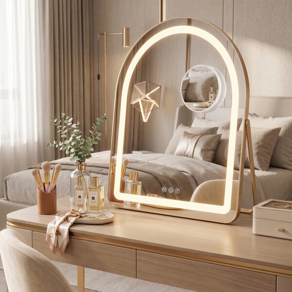 ΚΑΘΡΕΦΤΗΣ ΤΟΙΧΟΥ LED GLAM L.Gold 40x45cm