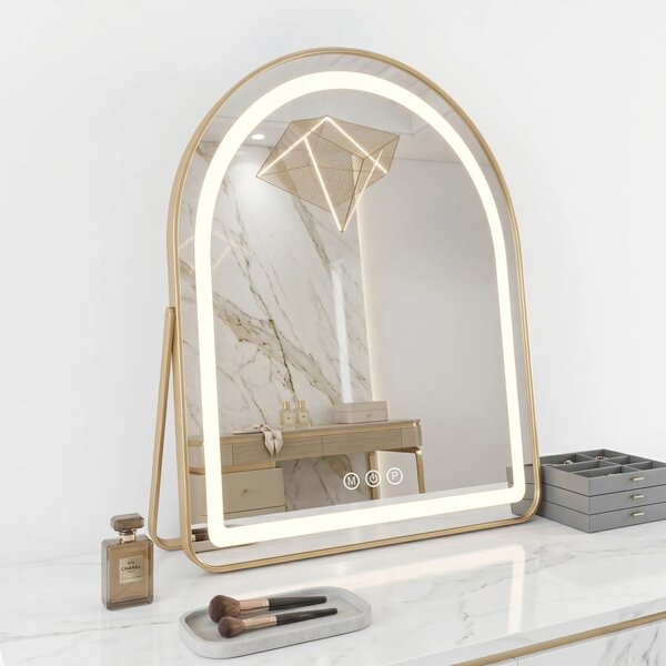 ΚΑΘΡΕΦΤΗΣ ΤΟΙΧΟΥ LED GLAM L.Gold 40x45cm