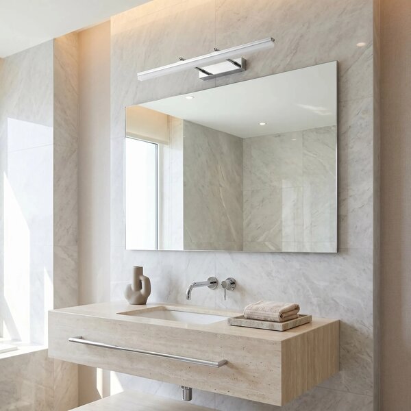 Επιτοίχο φωτιστικό μπάνιου LED APP1870-1W 60cm CHROME