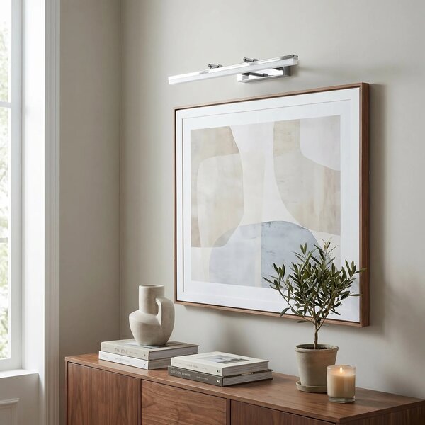 Επιτοίχο φωτιστικό μπάνιου LED APP1870-1W 60cm CHROME