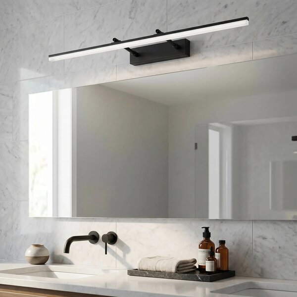 Επιτοίχο φωτιστικό μπάνιου LED APP1880-1W 80cm BLACK