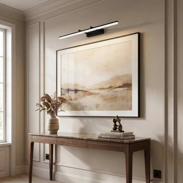 Επιτοίχο φωτιστικό μπάνιου LED APP1880-1W 80cm BLACK