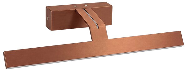 Επιτοίχο φωτιστικό μπάνιου LED APP1895-1W 40 cm BRUSH COPPER