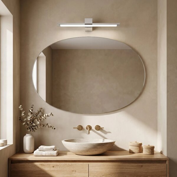Επιτοίχο φωτιστικό μπάνιου LED SWE041-1W 60cm Chrome