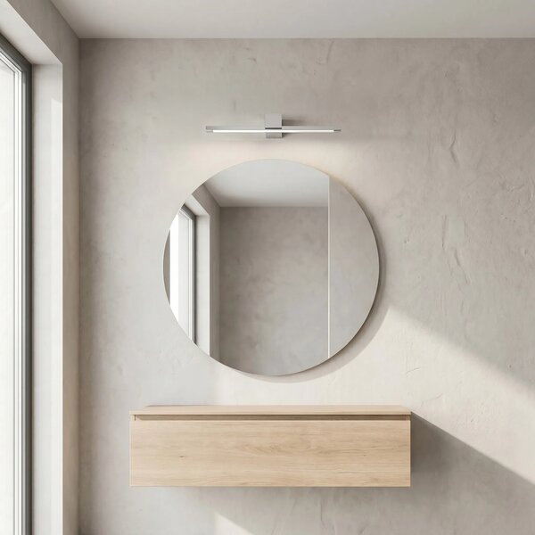 Επιτοίχο φωτιστικό μπάνιου LED SWE040-1W 40cm Chrome