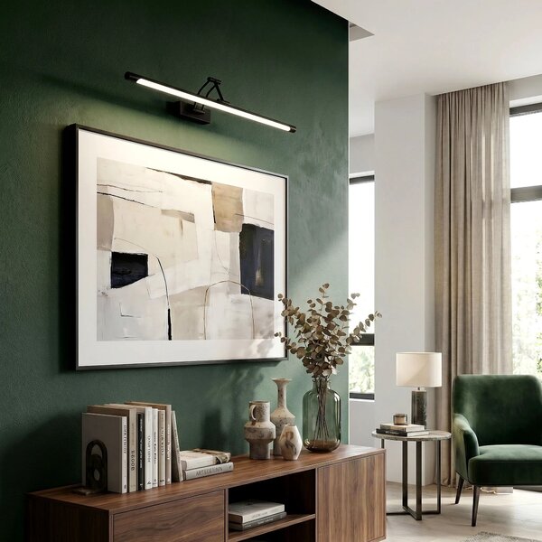 Επιτοίχο φωτιστικό μπάνιου LED SWE026-1W 60cm Black
