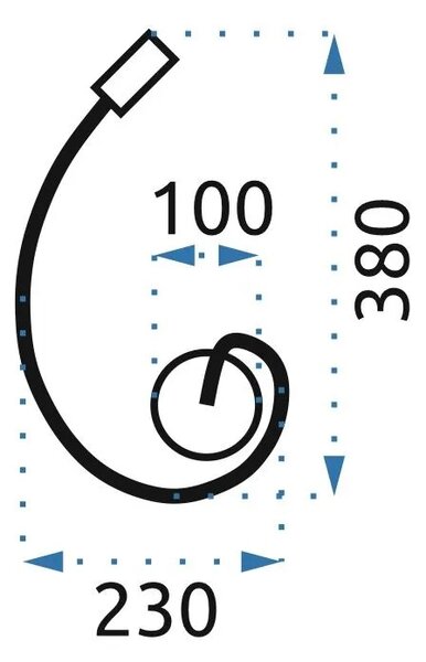 Φωτιστικό τοίχου Loft APP743-1W