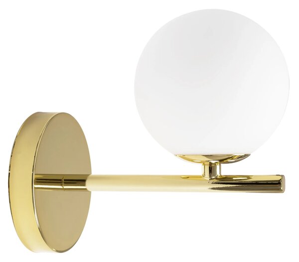 Επιτοίχιο φωτιστικό Glass Ball APP684-1W Gold