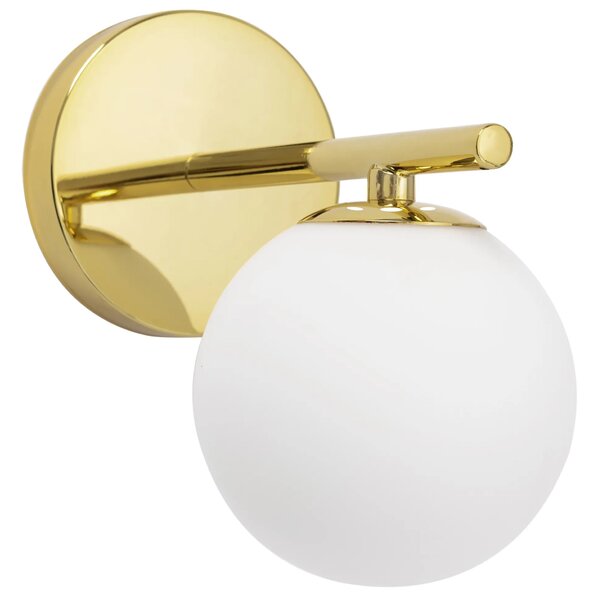 Επιτοίχιο φωτιστικό Glass Ball APP684-1W Gold