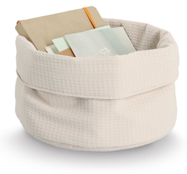 Καλάθια Αποθήκευσης (Φ25x13) Z-L Waffle Creme 14533