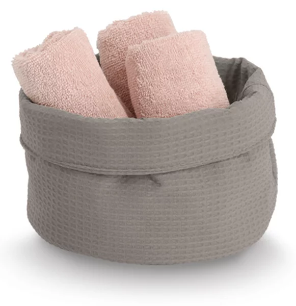 Καλάθια Αποθήκευσης (Φ20x12) Z-L Waffle Taupe 14532