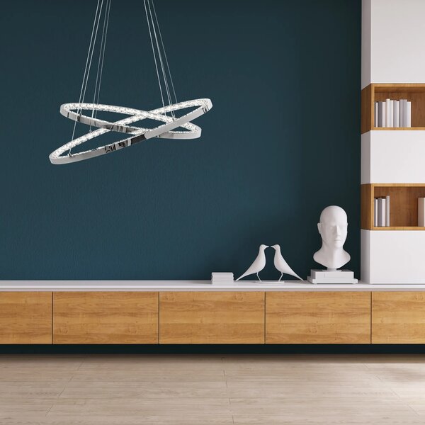 ΚΡΕΜΑΣΤΟ ΦΩΤΙΣΤΙΚΟ LED CRYSTAL APP771-3CP
