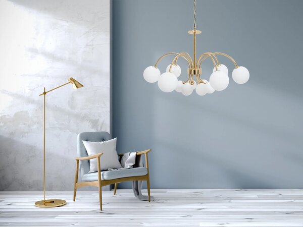 Φωτιστικό Οροφής Glamour APP962-12CP Gold