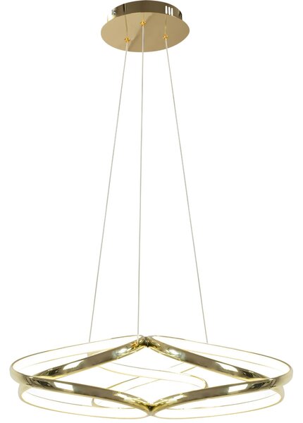 Μοντέρνο φωτιστικό οροφής LED + PILOT APP794-CP Flat Gold