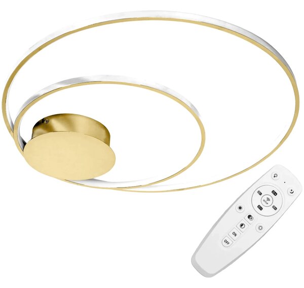 ΦΩΤΙΣΤΙΚΟ ΟΡΟΦΗΣ ΜΕ ΤΗΛΕΧΕΙΡΙΣΤΗΡΙΟ LED PLAFON APP803-C Χρυσό