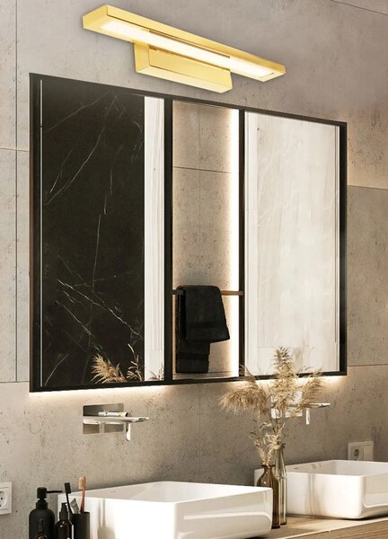 Χρυσό LED φωτιστικό τοίχου 40cm APP836-1W