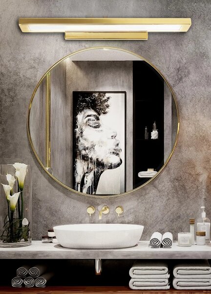 Χρυσό LED φωτιστικό τοίχου 60cm APP837-1W