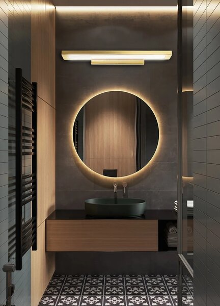 Χρυσό LED φωτιστικό τοίχου 60cm APP837-1W