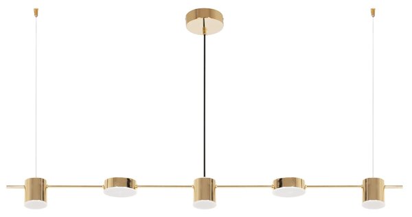 Κρεμαστό φωτιστικό οροφής LED APP929-5CP Gold