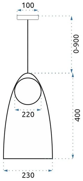 APP1029-1CP Κρεμαστό φωτιστικό