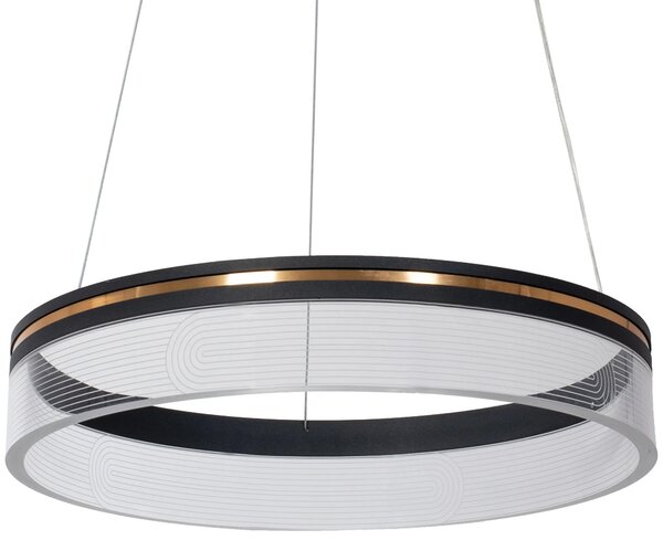 APP1191-CP LED κρεμαστό φωτιστικό 40cm Μαύρο