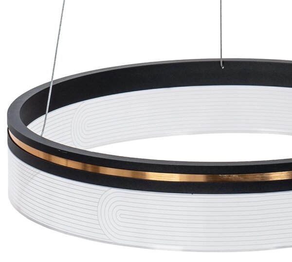 APP1191-CP LED κρεμαστό φωτιστικό 40cm Μαύρο