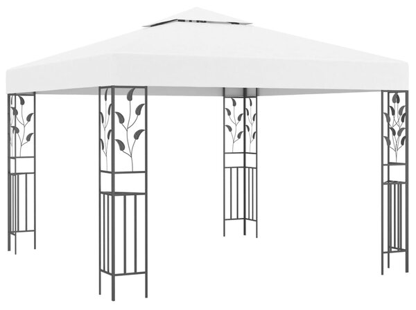 VidaXL Κιόσκι Λευκό 3 x 3 μ. 180 γρ./μ²