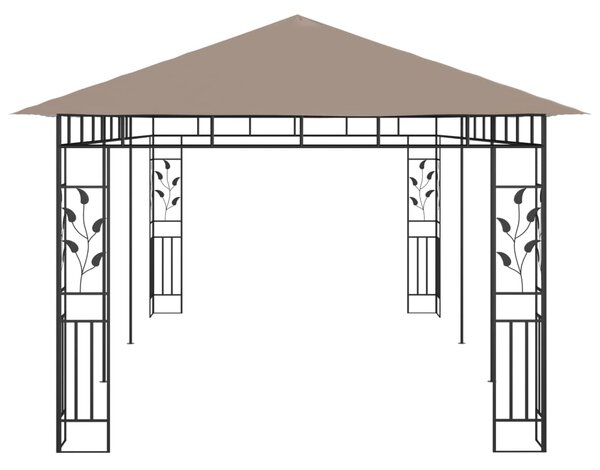 VidaXL Κιόσκι με Αντικουνουπικό Δίχτυ Taupe 6x3x2,73 μ. / 180 γρ./μ²