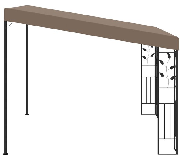 VidaXL Κιόσκι Επιτοίχιο Taupe 3 x 3 x 2,5 μ