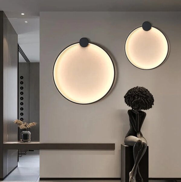 ΦΩΤΙΣΤΙΚΟ ΤΟΙΧΟΥ LED APP1386-CW ΜΑΥΡΟ 40εκ