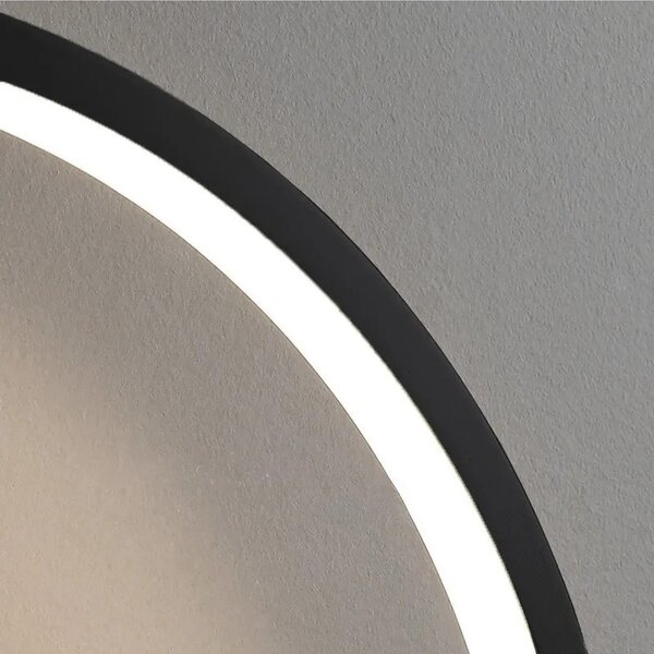 ΦΩΤΙΣΤΙΚΟ ΤΟΙΧΟΥ LED APP1386-CW ΜΑΥΡΟ 40εκ